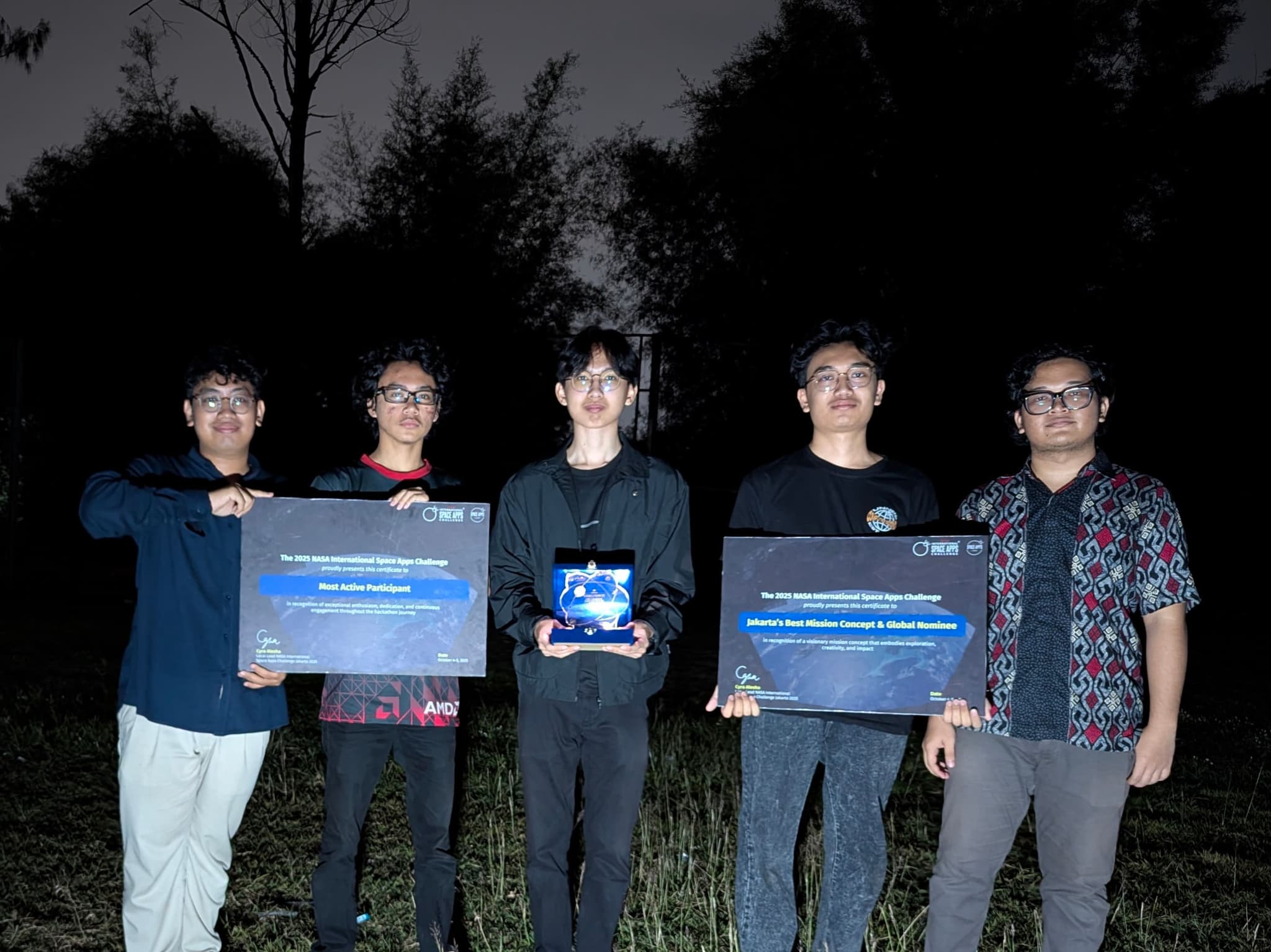 Syntropy Team at NASA Space Apps Challenge